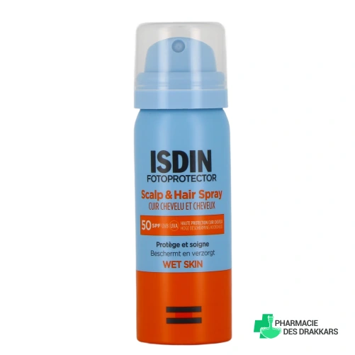 ISDIN Spray Cuir Chevelu et Cheveux SPF50 - Vue 360°