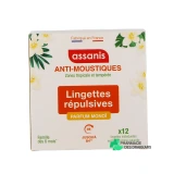 Assanis Anti-Moustiques Lingettes Répulsives - Vue 360°