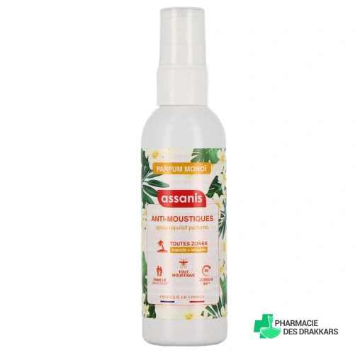 Assanis Spray Répulsif Anti-Moustiques - Vue 360°