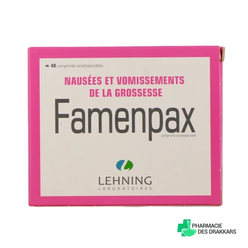 Lehning Famenpax Nausées et Vomissements de la Grossesse - Vue 360°