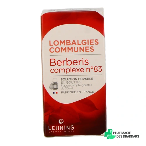 Lehning Berberis Complexe 83 Solution buvable - Vue 360°