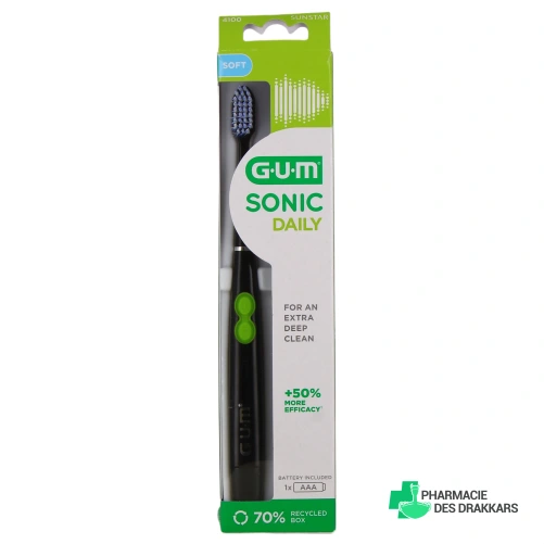 Gum Sonic Daily Brosse à dents électrique - Vue 360°