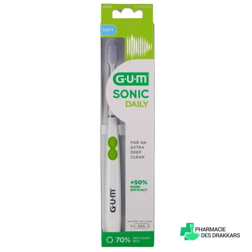 Gum Sonic Daily Brosse à dents électrique - Vue 360°