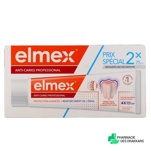 Elmex Dentifrice Anti-Caries Professional - Vue 360°