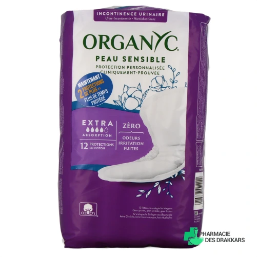 Organyc Protections Fuites Urinaires Bio - Vue 360°