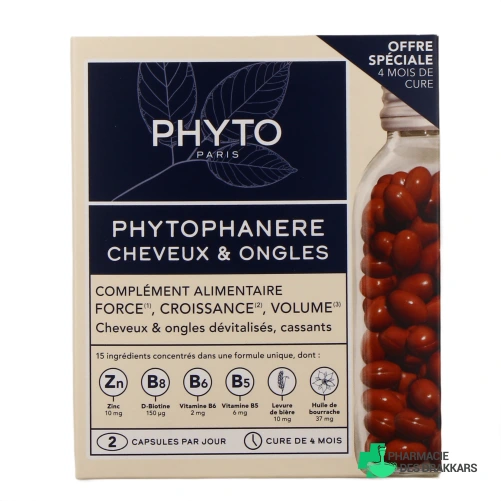 Phytophanere Cheveux et Ongles - Vue 360°