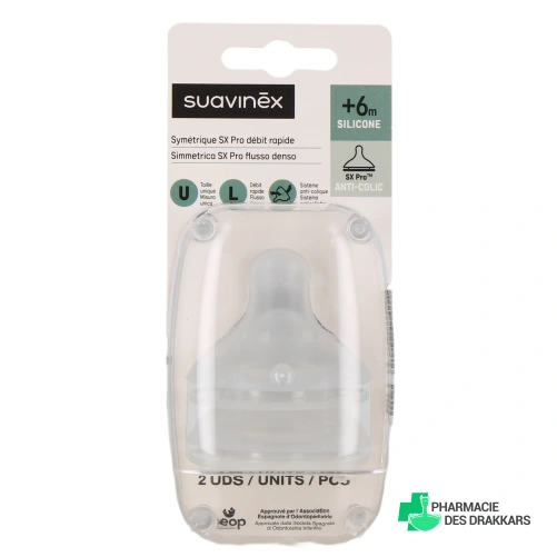 Suavinex Tétines Symétriques SX Pro - Vue 360°