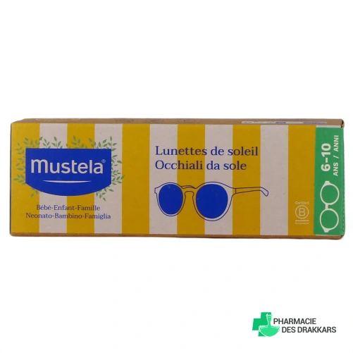 Mustela Lunettes de Soleil Enfant 6-10 Ans - Vue 360°