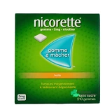 Nicorette gommes 2 mg sans sucre - Vue 360°