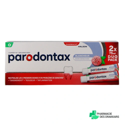 Parodontax Dentifrice Blancheur - Vue 360°