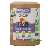 Nat & Form Curcuma Bio Confort Digestif - Vue 360°