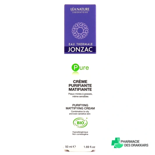 Jonzac Pure Crème purifiante et matifiante
