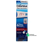 Clearblue Early Test de Grossesse Détection Précoce - Vue 360°