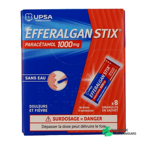 Efferalgan 1000mg - Vue 360°