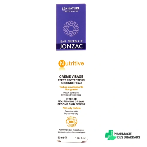 Jonzac Nutritive Crème visage effet protecteur seconde peau