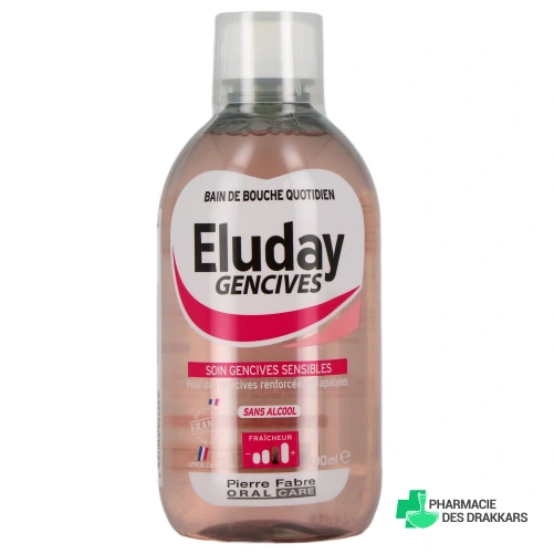 Eluday Gencives Bain de Bouche - Vue 360°