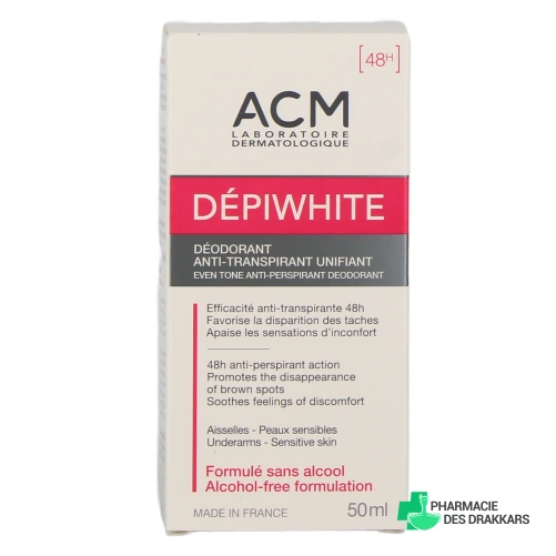 ACM Dépiwhite Déodorant Anti-Transpirant - Vue 360°