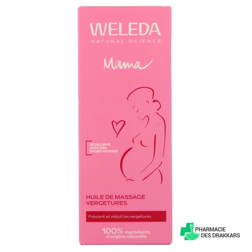 Weleda Maternité Huile de Massage Vergetures Bio - Vue 360°