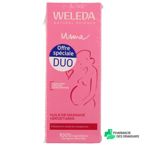 Weleda Maternité Huile de Massage Vergetures Bio - Vue 360°