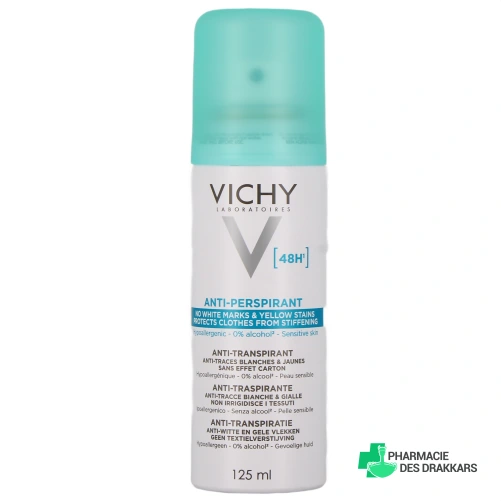 Vichy Traitement Anti-Transpirant 48h Anti-traces - Vue 360°