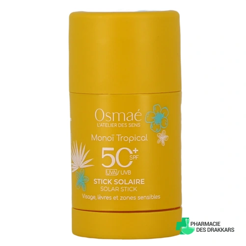 Osmaé Stick Solaire SPF 50+ - Vue 360°