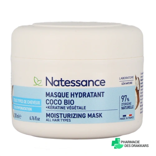 Natessance Masque Hydratant Cheveux - Vue 360°