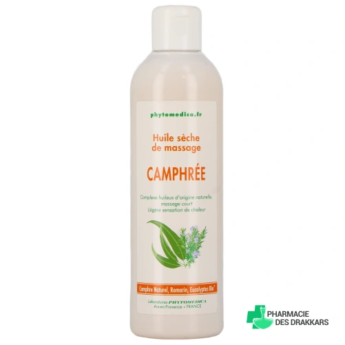 Phytomedica Huile Massage Camphrée - Vue 360°