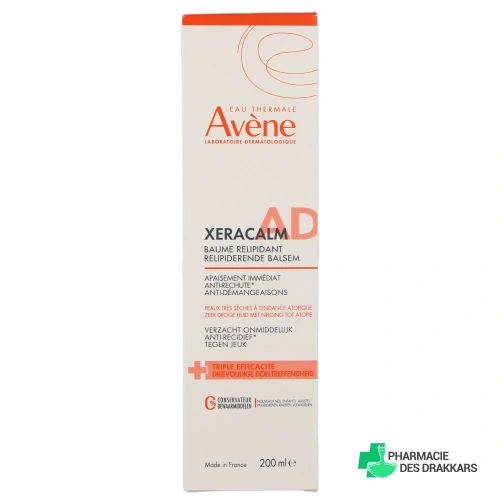 Avène XeraCalm AD Baume Relipidant - Vue 360°