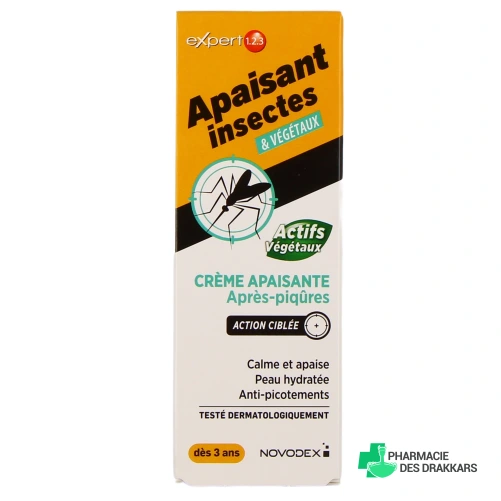 Expert 123 Crème Apaisante Après-Piqûres - Vue 360°
