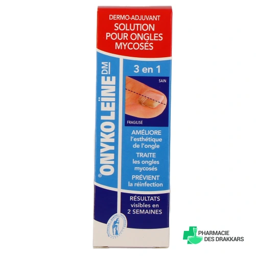 Onykoleine Solution pour ongles mycosés - Vue 360°
