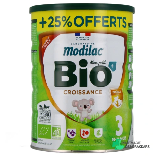 Modilac Bio+ Lait de Croissance - Vue 360°