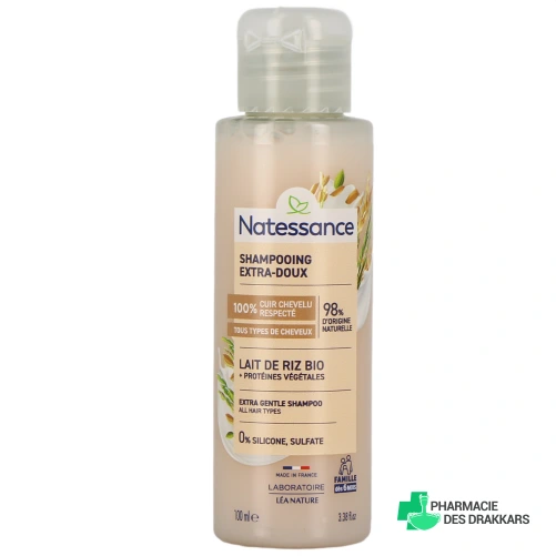 Natessance Shampooing Extra-Doux - Vue 360°