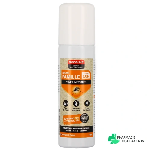 Manouka Brume Anti-Moustiques - Vue 360°