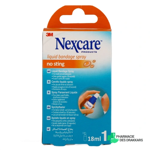Nexcare Spray Pansement Liquide - Vue 360°