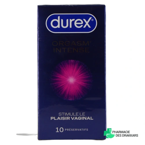Durex Orgasm Intense Préservatifs - Vue 360°