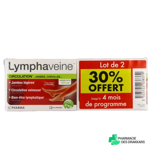 3C Pharma Lymphaveine comprimés - Vue 360°
