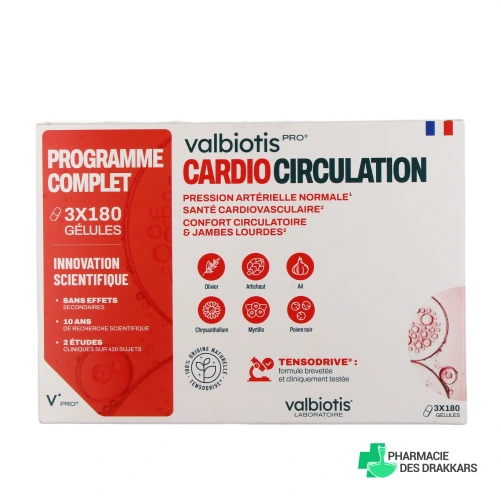 Valbiotis Pro Cardio-Circulation - Vue 360°