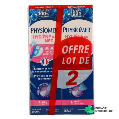 Physiomer Bébé Microdiffusion - Vue 360°