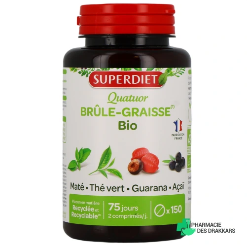 SuperDiet Quatuor Brûle Graisse - Vue 360°
