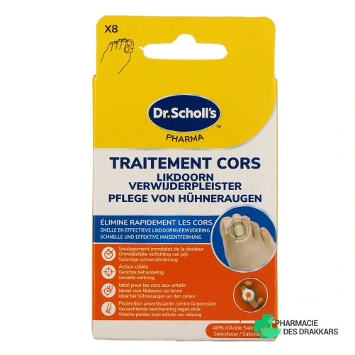Scholl Pansements Traitement Cors - Vue 360°