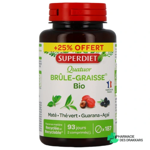 SuperDiet Quatuor Brûle Graisse - Vue 360°