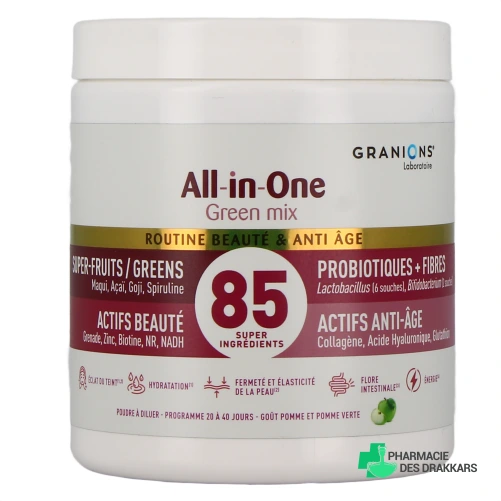 Granions All In One Green Mix - Vue 360°