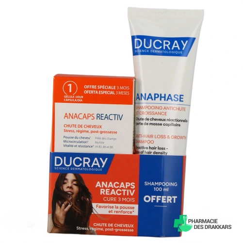 Ducray Anacaps Reactiv - Vue 360°