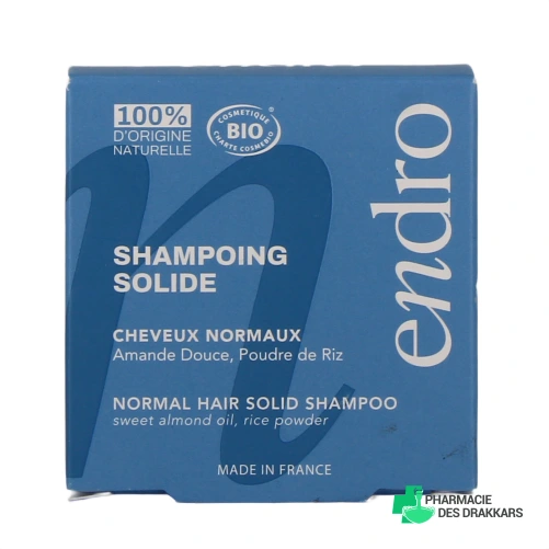Endro Shampoing Solide - Vue 360°