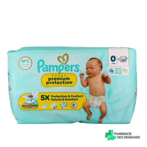 Pampers Couches Premium Protection - Vue 360°