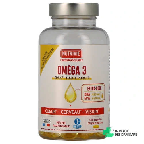Nutrivie Oméga 3 - Vue 360°