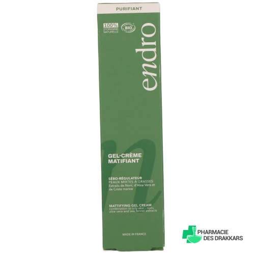 Endro Gel-Crème Matifiant - Vue 360°