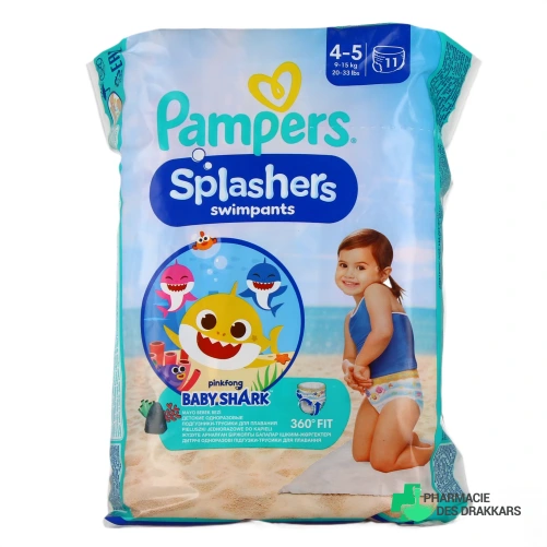 Pampers Splashers - Vue 360°