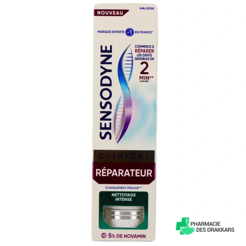 Sensodyne Clinical Dentifrice Réparateur - Vue 360°