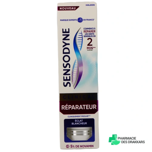 Sensodyne Clinical Dentifrice Réparateur - Vue 360°